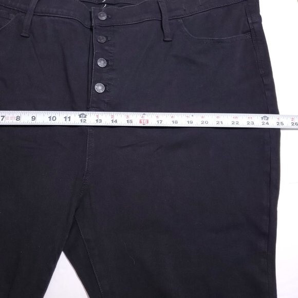 Madewell Petite 10" High-Rise Roadtripper Black Jeggings 37P - Picture 8 of 14